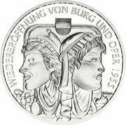 10 Euros Burg Theater and Opera, Austria, 2005 reverse image