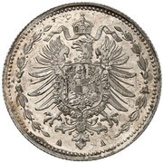 ½ Mark - Wilhelm I Pattern obverse image