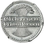 50 Pfennig Pattern obverse image