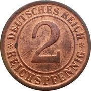 2 Reichspfennig obverse image