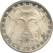 5 Deutsche Mark Balthasar Neumann, Germany, 1978 reverse image