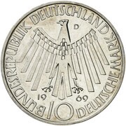 10 Deutsche Mark - Olympic Games in Munich obverse image