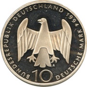 10 Deutsche Mark German Resistance obverse image