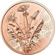10 Euros Dandelion, Austria, 2022 reverse image