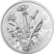10 Euros Dandelion, Austria, 2022 reverse image