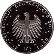 10 Euros Richard Wagner obverse image