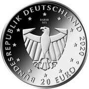 20 Euros 900th Anniversary of Freiburg obverse image