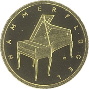 50 Euros Fortepiano reverse image