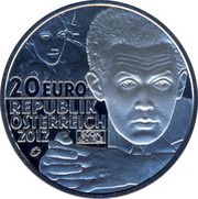 20 Euros Egon Schiele obverse image