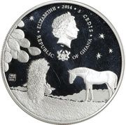 5 Cedis The Hedgehog and Horse obverse image