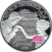 20 Euros Vienna Opera Ball obverse image
