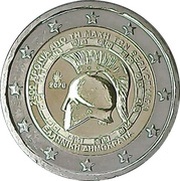 2 Euros Battle of Thermopylae obverse image