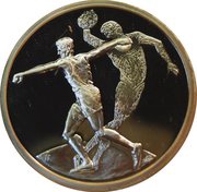 10 Euros Disc Throw, Greece, 2004 reverse image