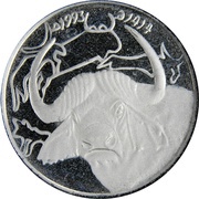 1 Dinar reverse image
