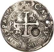 8 Reales Type II Counter-mark obverse image