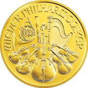 100 Euros Vienna Philharmonic reverse image