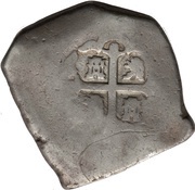 8 Reales Type II Counter-mark, Guatemala, 1839 reverse image