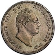 ¼ Guilder - William IV obverse image
