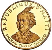 100 Gourdes Stalking Turkey Cherokee obverse image