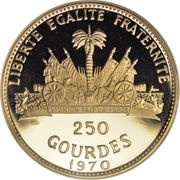 250 Gourdes Henri Christophe reverse image