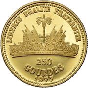 250 Gourdes Sadat-Begin Peace Talks reverse image