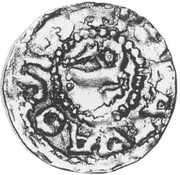 Denier - Conrad II Aachen mint, Holy Roman Empire, 1024-1039 reverse image