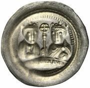 Denier Bracteate - Frederick I Gelnhausen, Holy Roman Empire, 1155-1190 reverse image