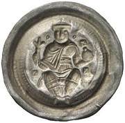 Denier Bracteate - Frederick I Frankfurt mint, Holy Roman Empire, 1170-1180 reverse image