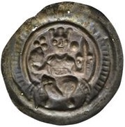 Denier Bracteate - Philip of Swabia Altenburg mint, Holy Roman Empire, 1198-1208 reverse image