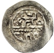 Denier - Frederick II Annweiler mint, Holy Roman Empire, 1212-1250 reverse image