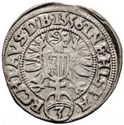 3 Kreuzers - Ferdinand I Linz, Austria, 1556-1558 reverse image