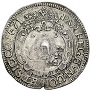 1 Thaler - Mihály Apafi, Hungary, 1670-1671 reverse image
