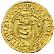 1 Ducat - Gábor Báthori, Hungary, 1609-1612 reverse image