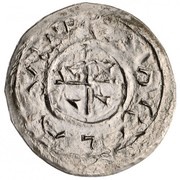 Denier - Ladislaus I, Hungary, 1077-1095 reverse image