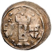 Denier - Andrew II, Hungary, 1205-1235 reverse image