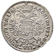 7 Kreuzers - Maria Theresia Hall, Austria, 1752-1763 reverse image