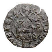 Denier - Ladislaus V, Hungary, 1453-1454 reverse image