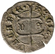 Denier - Matthias Corvinus, Hungary, 1462 reverse image