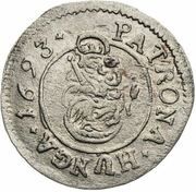 1 Denier - Leopold I, Hungary, 1685-1696 reverse image