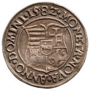 Groschen - Rudolf, Hungary, 1579-1607 reverse image