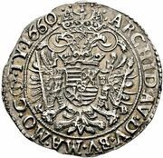 ¼ Thaler - Leopold I, Hungary, 1659-1661 reverse image