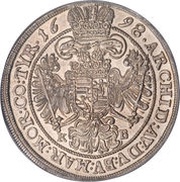 ½ Thaler - Leopold I, Hungary, 1694-1699 reverse image