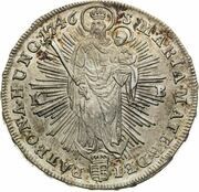 ½ Thaler - Maria Theresa, Hungary, 1746-1747 reverse image