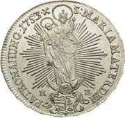 ½ Thaler - Maria Theresa, Hungary, 1752-1765 reverse image