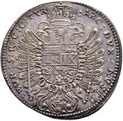 ½ Thaler - Ferdinand III Vienna, Austria, 1651-1656 reverse image