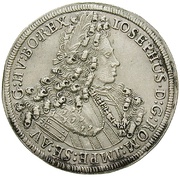 ½ Thaler - Joseph I Hall obverse image