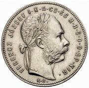 1 Forint - Francis Joseph I Selmecbánya, silver obverse image