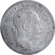 1 Forint - Francis Joseph I obverse image