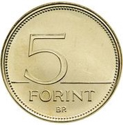 5 Forint 75 Years of the Forint - N reverse image