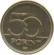 50 Forint National Revolution reverse image